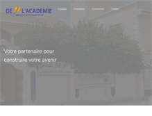 Tablet Screenshot of geuacademie.com